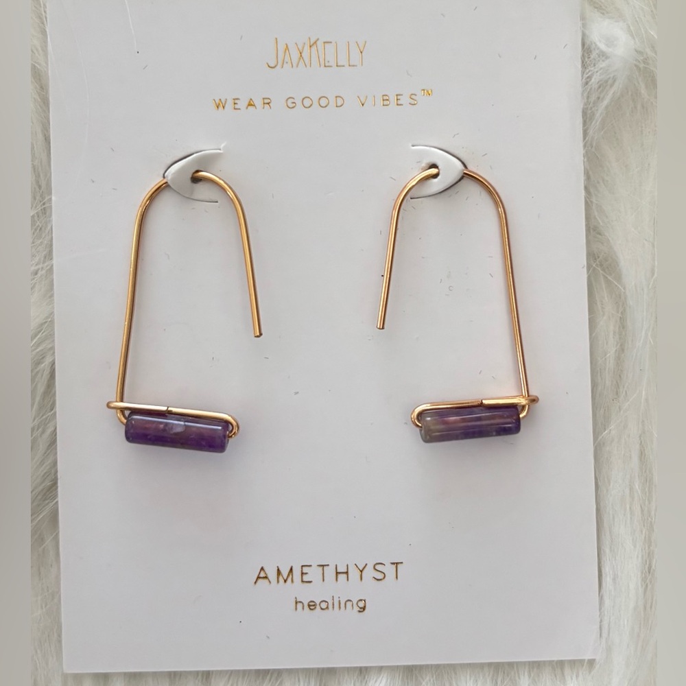 Amethyst Healing Earrings